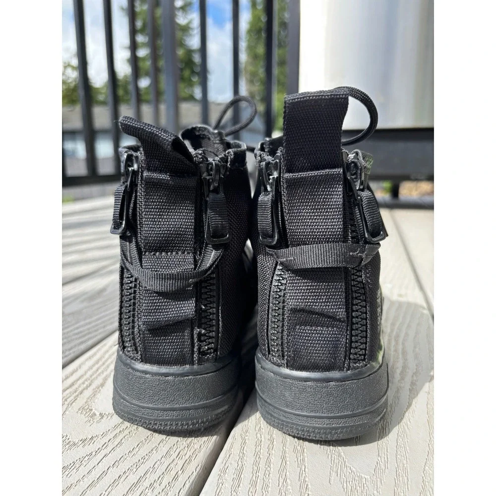 Nike SF Air Force‎ 1 Mid Triple Black Utility High Top Sneakers Mens Size 8.5